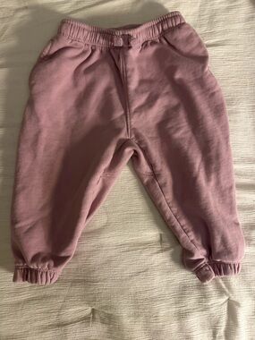 Primary purple Elastic Waist Jogger Pants
